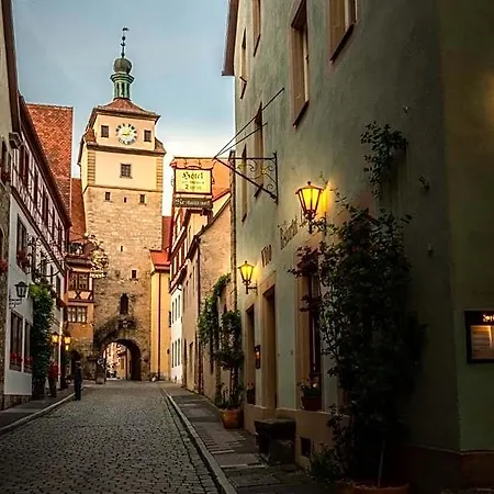 Hotel-restaurant Am Weissen Turm Self Check-in Hotel Rothenburg ob der Tauber